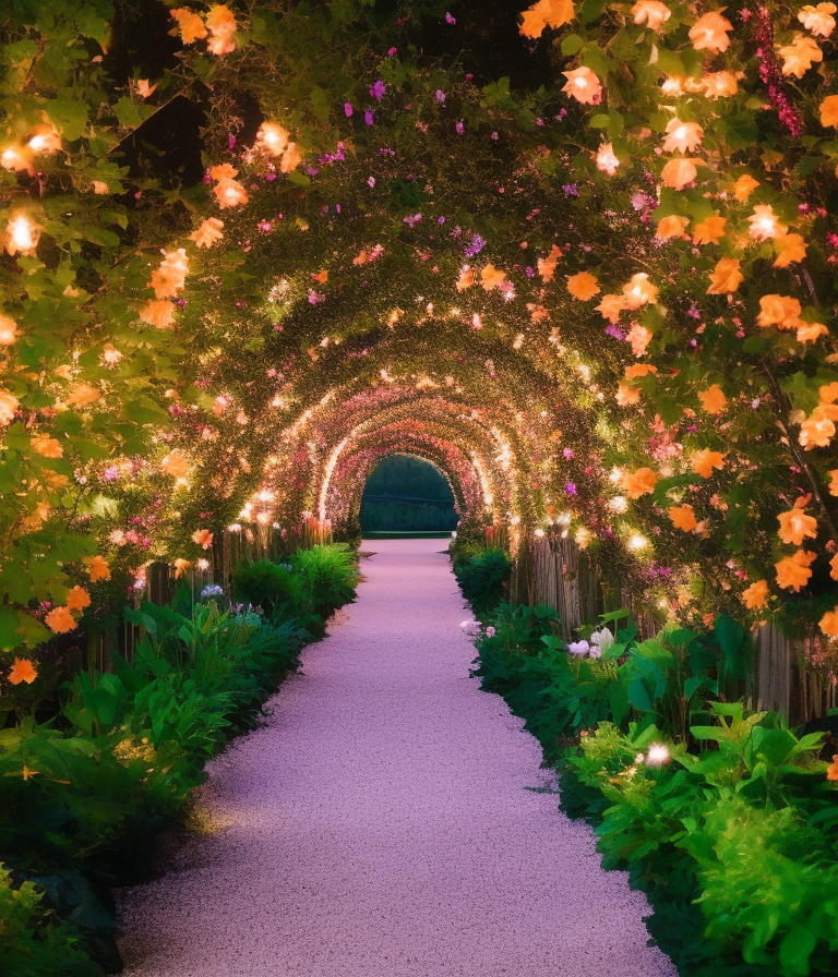 00878-3646861612-a garden path with a tunnel of glowing flowers at night, blossoming path to heaven, floral environment, beautiful scene, CHV3SGa.png